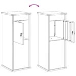 vidaXL poštová schránka Hrdzavý 40 x 40 x 100 cm – Obrázok 11
