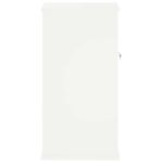 vidaXL poštová schránka Biela 50 x 52 x 100 cm Oceľ – Obrázok 5