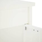 vidaXL poštová schránka Biela 50 x 52 x 100 cm Oceľ – Obrázok 7