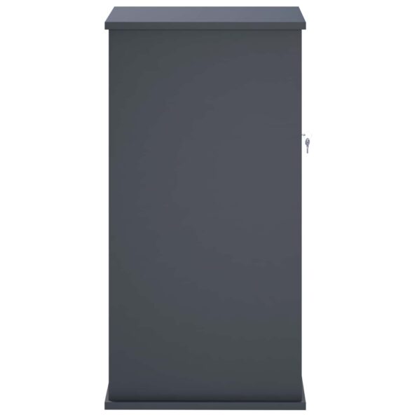 vidaXL poštová schránka Antracitová 50 x 52 x 100 cm Oceľ – Obrázok 5