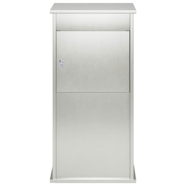 vidaXL poštová schránka Strieborná 50 x 52 x 100 cm – Obrázok 4