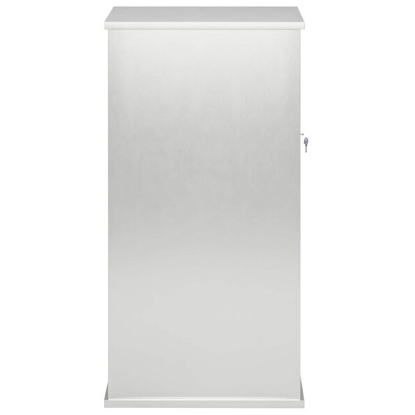 vidaXL poštová schránka Strieborná 50 x 52 x 100 cm – Obrázok 5