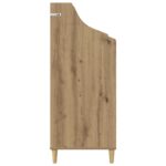 vidaXL Mediálne poličky Dub artisan 70,5 x 46 x 112 cm – Obrázok 5