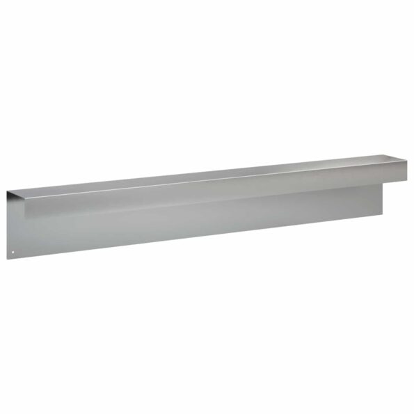 vidaXL Záhradný krycí profil 2 ks 100 x 10 x 15 cm Pozinkovaná oceľ – Obrázok 5