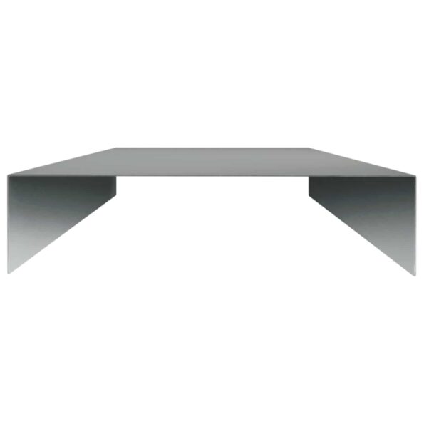 vidaXL Záhradný krycí profil 2 ks 100 x 20 x 5 cm Pozinkovaná oceľ – Obrázok 4