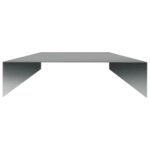 vidaXL Záhradný krycí profil 10 ks 100 x 20 x 5 cm Pozinkovaná oceľ – Obrázok 4