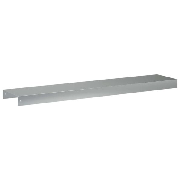 vidaXL Záhradný krycí profil 10 ks 100 x 20 x 5 cm Pozinkovaná oceľ – Obrázok 5