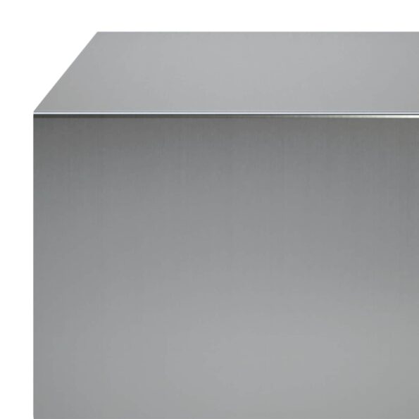 vidaXL Záhradný krycí profil 10 ks 100 x 20 x 5 cm Pozinkovaná oceľ – Obrázok 6