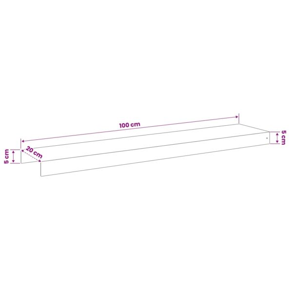 vidaXL Záhradný krycí profil 10 ks 100 x 20 x 5 cm Pozinkovaná oceľ – Obrázok 7