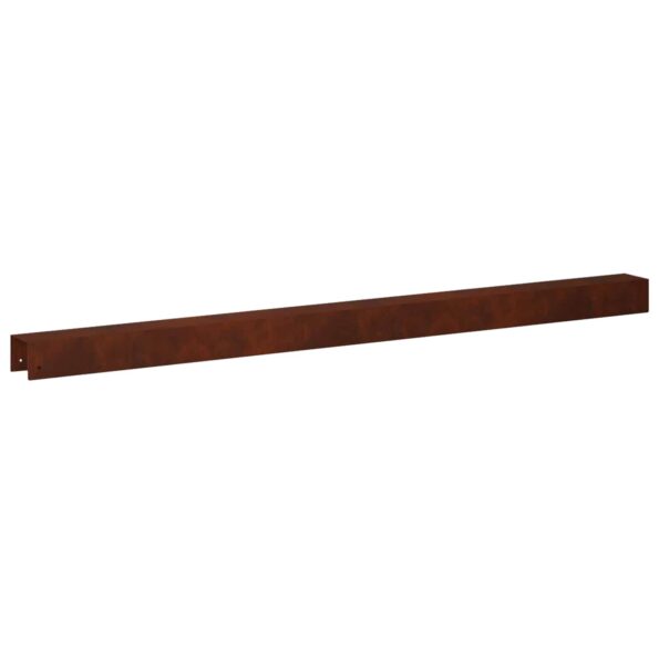 vidaXL Záhradný krycí profil 2 ks 100 x 6 x 5 cm – Obrázok 6