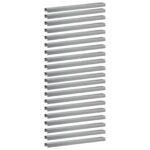 vidaXL Záhradný krycí profil 20 ks 100 x 10 x 5 cm Pozinkovaná oceľ – Obrázok 2