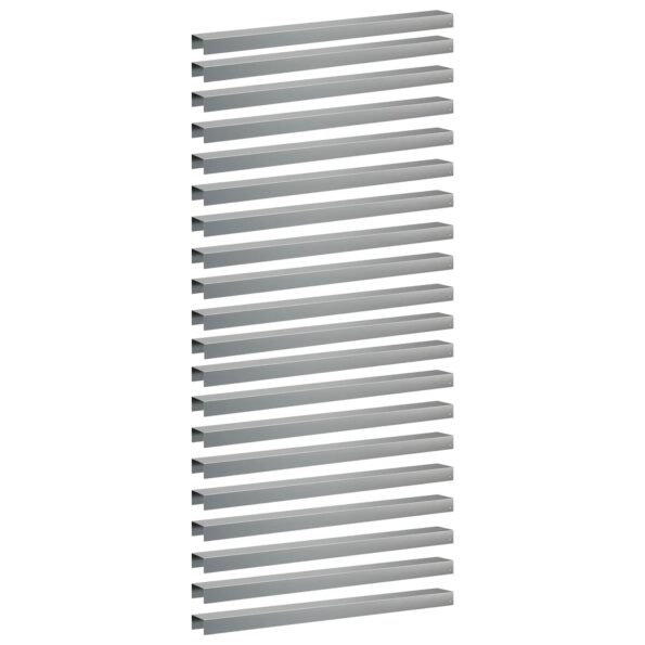 vidaXL Záhradný krycí profil 20 ks 100 x 10 x 5 cm Pozinkovaná oceľ – Obrázok 2