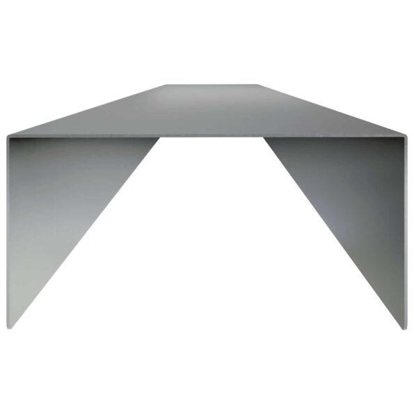 vidaXL Záhradný krycí profil 20 ks 100 x 10 x 5 cm Pozinkovaná oceľ – Obrázok 4