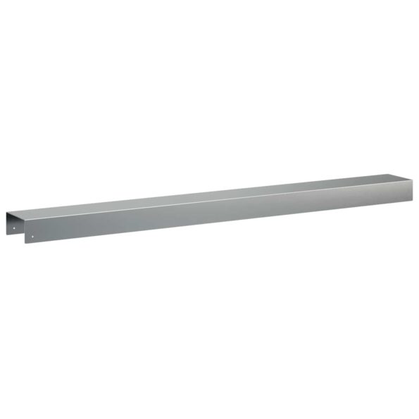 vidaXL Záhradný krycí profil 20 ks 100 x 10 x 5 cm Pozinkovaná oceľ – Obrázok 5