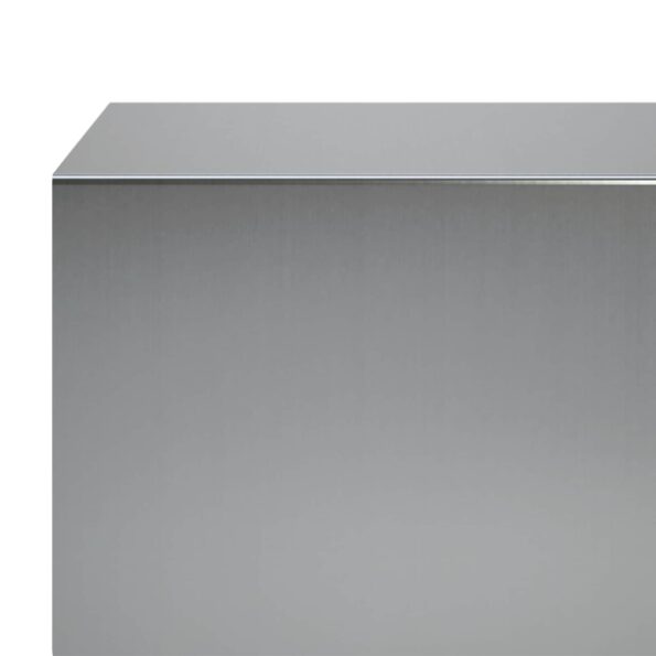 vidaXL Záhradný krycí profil 20 ks 100 x 10 x 5 cm Pozinkovaná oceľ – Obrázok 6