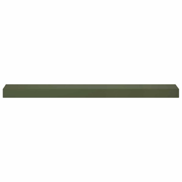 vidaXL Záhradný krycí profil 10 ks 100 x 15 x 5 cm Oceľ Olivovo zelená – Obrázok 3