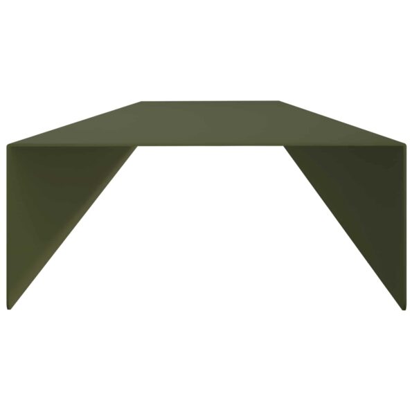 vidaXL Záhradný krycí profil 10 ks 100 x 15 x 5 cm Oceľ Olivovo zelená – Obrázok 4