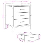 vidaXL Nočný stolík 2 ks Dub artisan 48 x 36,5 x 60 cm – Obrázok 11