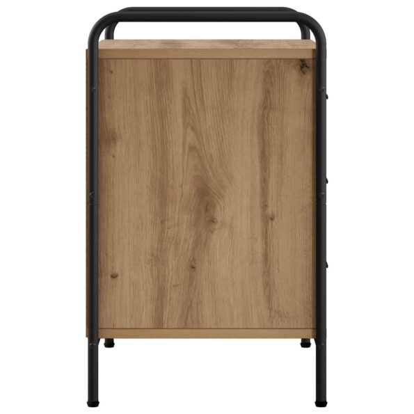 vidaXL Nočný stolík 2 ks Dub artisan 48 x 36,5 x 60 cm – Obrázok 6