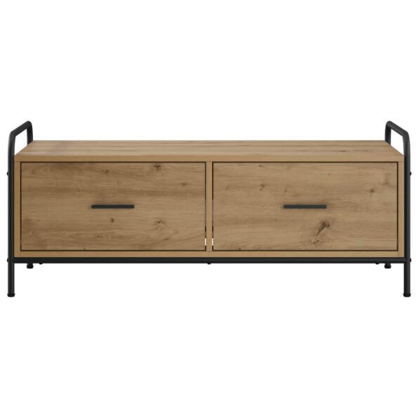 vidaXL Konferenčný stolík Dub artisan 99,5 x 49 x 41 cm – Obrázok 4
