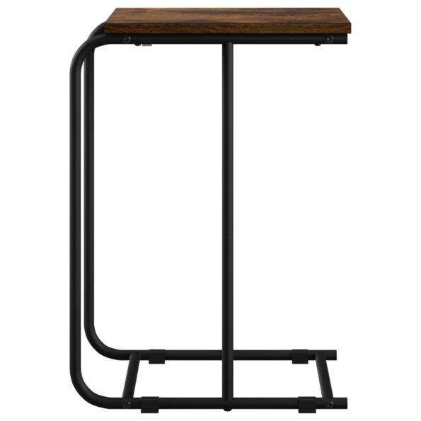 vidaXL Bočný stôl Dymový dub 40 x 31 x 55 cm Kompozitné drevo – Obrázok 3