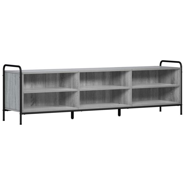 vidaXL TV skrinka 140 x 39,5 x 50 cm Sivý Sonoma Kompozitné drevo – Obrázok 2