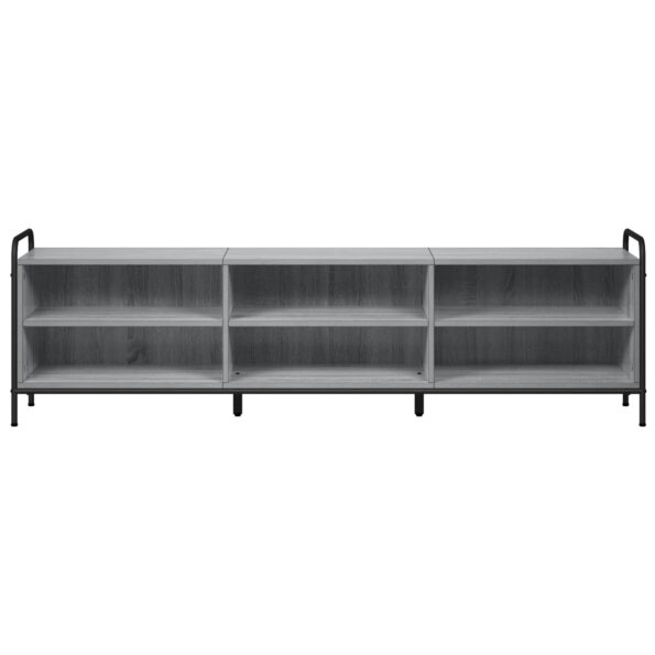 vidaXL TV skrinka 140 x 39,5 x 50 cm Sivý Sonoma Kompozitné drevo – Obrázok 3
