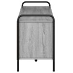 vidaXL TV skrinka 140 x 39,5 x 50 cm Sivý Sonoma Kompozitné drevo – Obrázok 4