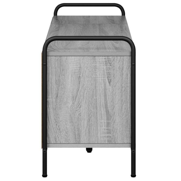 vidaXL TV skrinka 140 x 39,5 x 50 cm Sivý Sonoma Kompozitné drevo – Obrázok 4