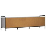 vidaXL TV skrinka 140 x 39,5 x 50 cm Sivý Sonoma Kompozitné drevo – Obrázok 5