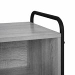vidaXL TV skrinka 140 x 39,5 x 50 cm Sivý Sonoma Kompozitné drevo – Obrázok 6