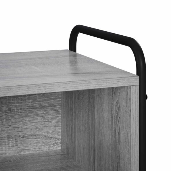vidaXL TV skrinka 140 x 39,5 x 50 cm Sivý Sonoma Kompozitné drevo – Obrázok 6