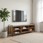 vidaXL TV skrinka 140 x 39,5 x 50 cm Staré drevo Kompozitné drevo