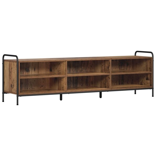 vidaXL TV skrinka 140 x 39,5 x 50 cm Staré drevo Kompozitné drevo – Obrázok 2
