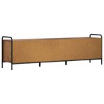 vidaXL TV skrinka 140 x 39,5 x 50 cm Staré drevo Kompozitné drevo – Obrázok 5