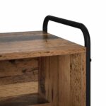 vidaXL TV skrinka 140 x 39,5 x 50 cm Staré drevo Kompozitné drevo – Obrázok 6