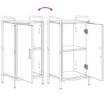 vidaXL Servírovacia skriňa Dub artisan 97 x 33 x 81 cm – Obrázok 10