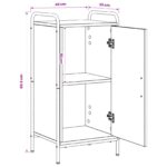 vidaXL Servírovacia skriňa Dub artisan 97 x 33 x 81 cm – Obrázok 11