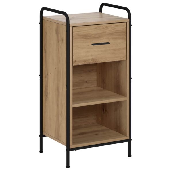 vidaXL Servírovacia skriňa Dub artisan 97 x 33 x 81 cm – Obrázok 2