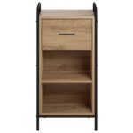 vidaXL Servírovacia skriňa Dub artisan 97 x 33 x 81 cm – Obrázok 4