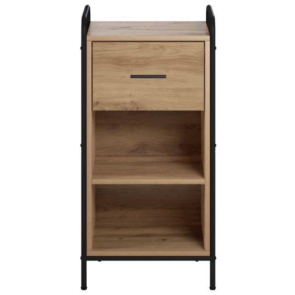 vidaXL Servírovacia skriňa Dub artisan 97 x 33 x 81 cm – Obrázok 4