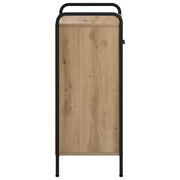 vidaXL Servírovacia skriňa Dub artisan 97 x 33 x 81 cm – Obrázok 5