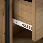 vidaXL Servírovacia skriňa Dub artisan 97 x 33 x 81 cm – Obrázok 8