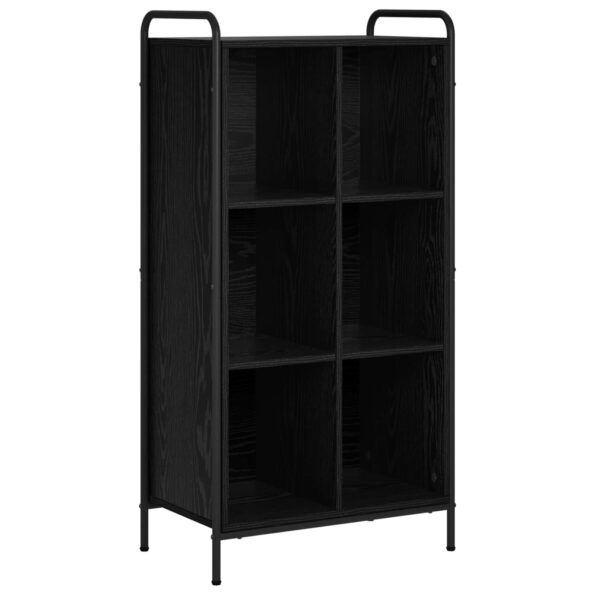 vidaXL Knižnica 57 x 33 x 111 cm Kompozitné drevo Čierny dub – Obrázok 2