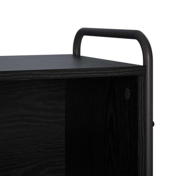 vidaXL Knižnica 57 x 33 x 111 cm Kompozitné drevo Čierny dub – Obrázok 6