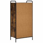 vidaXL Knižnica 57 x 33 x 111 cm Kompozitné drevo Dymový dub – Obrázok 5