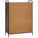 vidaXL Knižnica 57 x 33 x 111 cm Kompozitné drevo Dymový dub – Obrázok 5