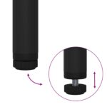 vidaXL Konzolový stôl Dymový dub 90 x 33 x 80,5 cm Kompozitné drevo – Obrázok 7
