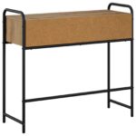vidaXL Konzolový stôl Dub artisan 90 x 33 x 80,5 cm Kompozitné drevo – Obrázok 6
