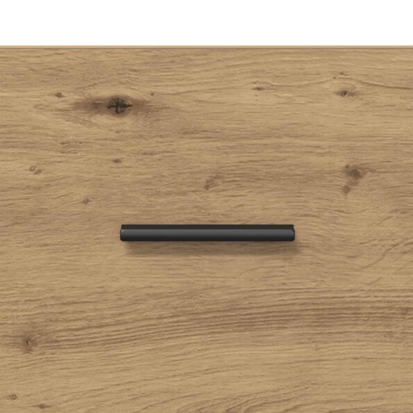 vidaXL Konzolový stôl Dub artisan 90 x 33 x 80,5 cm Kompozitné drevo – Obrázok 8